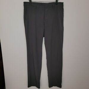 NIKE Golf Pants Standard Fit Dri Gray Size 32 X 32 Athletic Casual Sport